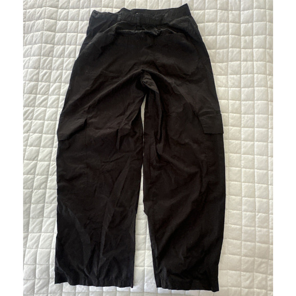 LOS ANGELES SIXTY SIX Pants Womens 11 Black Wide Leg Cargo Baggy Utility Grunge - Picture 3 of 10